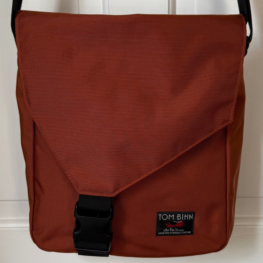 Tom Bihn Medium Cafe Bag - Burnt Orange Ballistic Nylon, USA Made